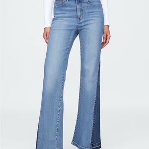 Gap two toned flare jeans
